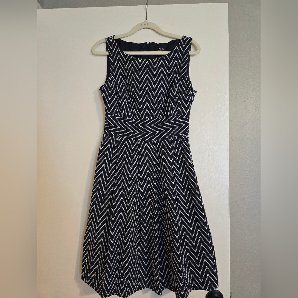 Alex Marie chevron print dress size 4